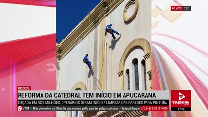 Diocese dá início às reformas da Catedral Nossa Senhora de Lourdes
