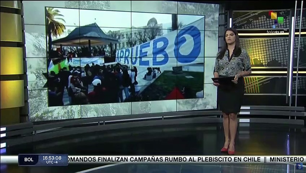 Fuerzas políticas chilenas finalizarán campañas por plebiscito