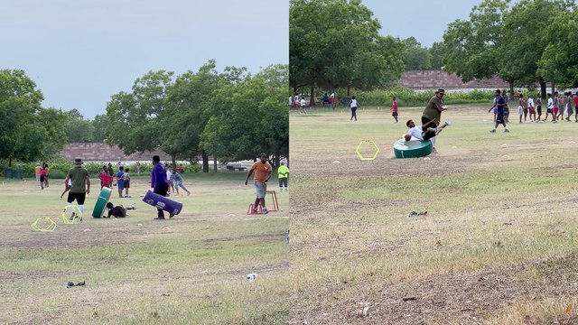 Coaches show NO MERCY while training kids for American football