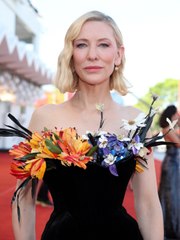 Cate Blanchett s Black Jumpsuit Was Literally Blooming at the Venice Film Festival