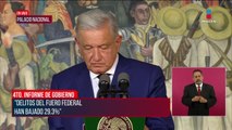 López Obrador habla de la reducción de la violencia en México