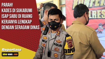 Parah! Kades di Sukabumi Isap Sabu di Ruang Kerjanya Lengkap dengan Seragam Dinas