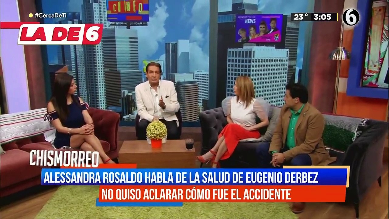 "Probablemente hay que reemplazar el hombro": Alessandra Rosaldo sobre accidente de Eugenio Derbez