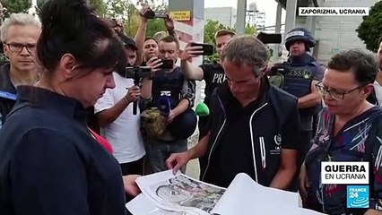 Así finalizó el primer día de visita de la OIEA a la planta nuclear de Zaporizhia