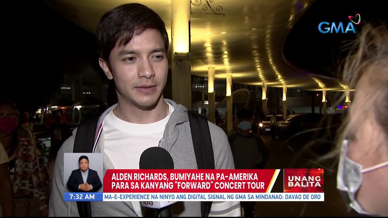Alden Richards, bumiyahe na pa-Amerika para sa kanyang "Forward" concert Tour | UB