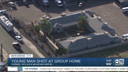 17-year-old arrested in connection to shooting at a Phoenix group home