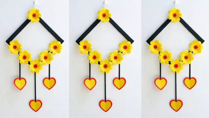 Quick and Easy Paper Wall Hanging Ideas | Wallmate | Home Decoration | Paper craft #1