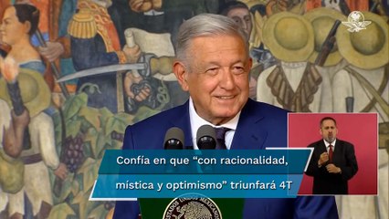 "Estoy bien, de buenas y feliz", dice AMLO al terminar su 4°Informe de Gobierno