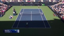 Swiatek sweeps past Stephens into US Open last 32