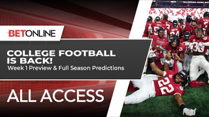 College Football Week 1 Top Picks & Full NCAAF Season Preview | BetOnline All Access