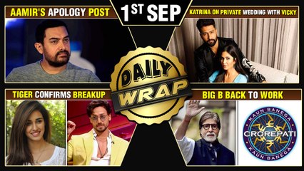 Katrina On Private Wedding With Vicky, Aamir's Apology Post, Tiger Confirms Breakup | Top 10 News