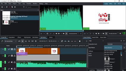 Kdenlive Tutorial : How To Make Motion Logo Glitter