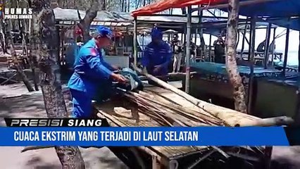 TANGGAP BENCANA, SATPOLAIRUD POLRES JEMBER LAKUKAN MITIGASI BANJIR ROB