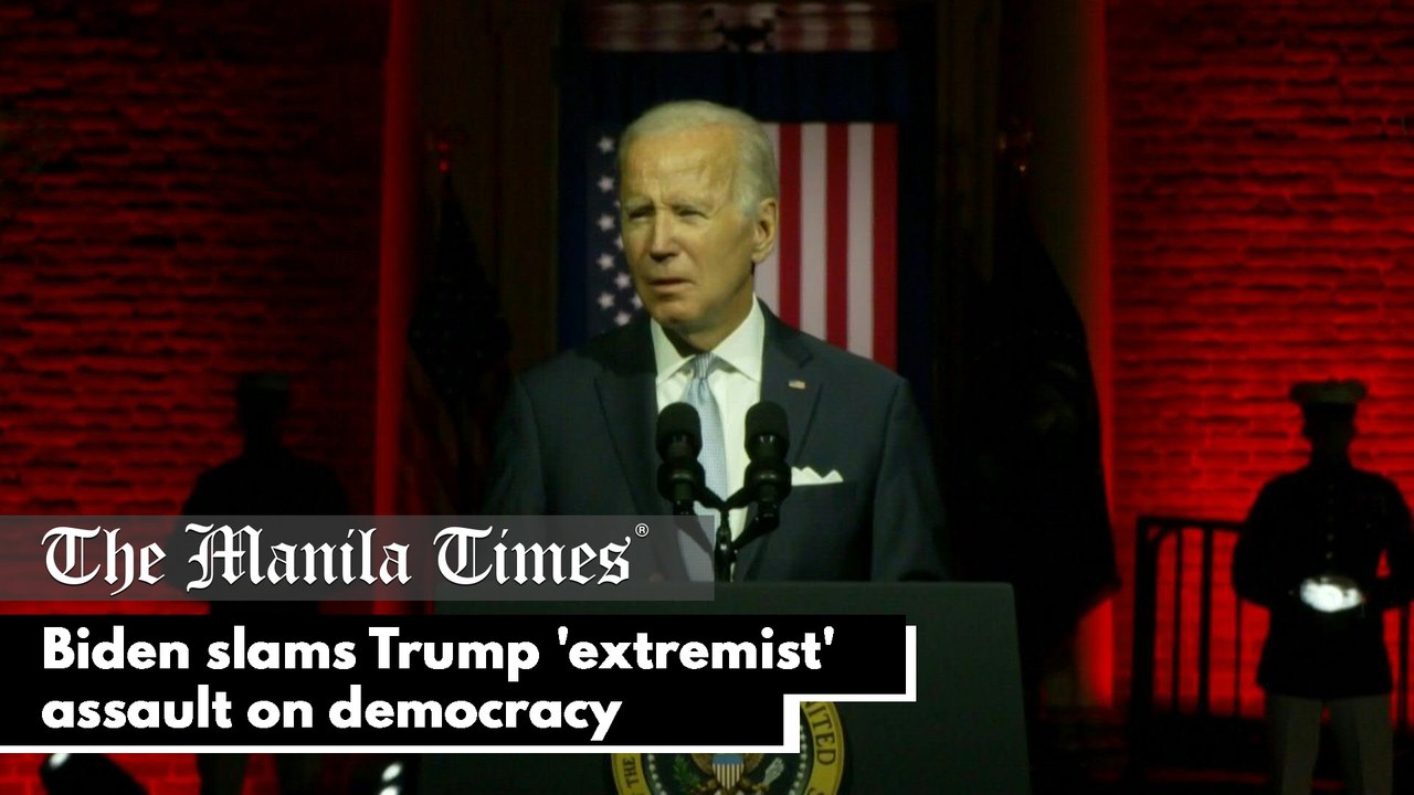 Biden slams Trump 'extremist' assault on democracy