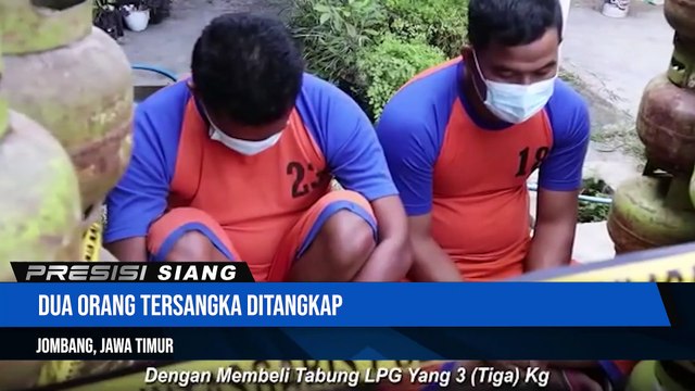 POLRES JOMBANG UNGKAP PENYALAHGUNAAN ELPIJI BERSUBSIDI