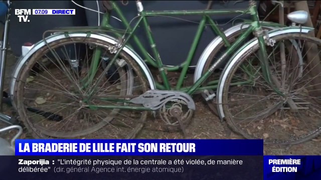 La braderie de Lille fait son retour après deux ans d'absence en raison de la pandémie de Covid-19