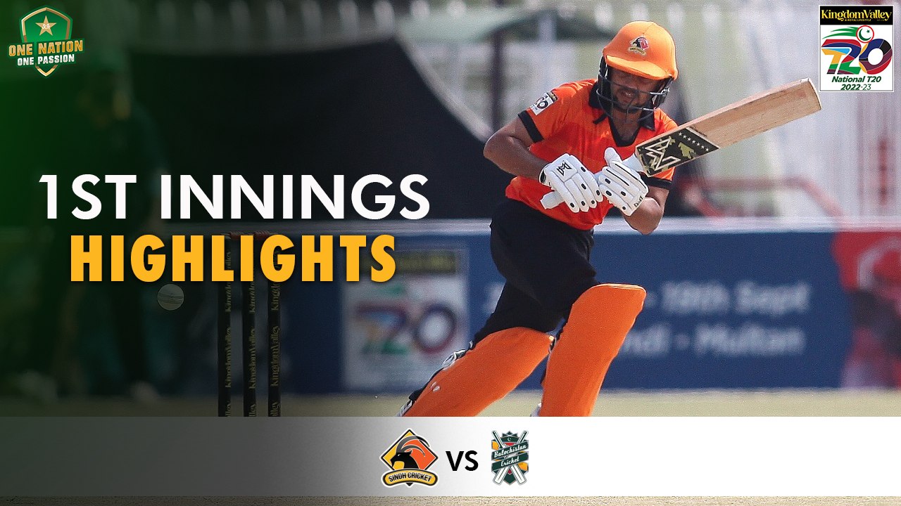 1st Innings Highlights | Balochistan vs Sindh | Match 7 | National T20 2022 | PCB | MS2T