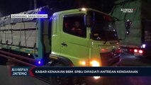Kabar Kenaikan BBM, SPBU di Semarang Dipadati Antrean Kendaraan