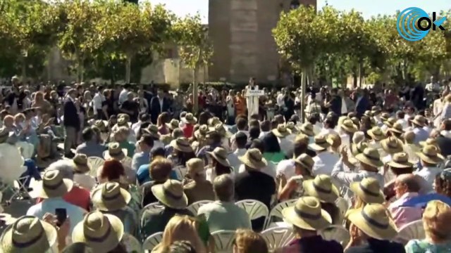 Alberto Núñez Feijóo e Isabel Díaz Ayuso inauguran el nuevo curso político del PP de Madrid.