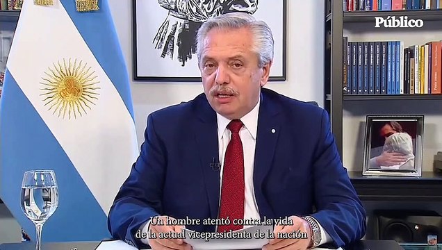 Alberto Fernández, presidente argentino, condena el atentado contra Cristina Kirchner