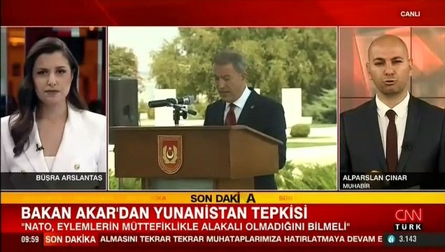 Son dakika... Bakan Akar'dan Yunanistan'a mesaj: Hüsranla sonuçlanacak girişimlerden vazgeçin!