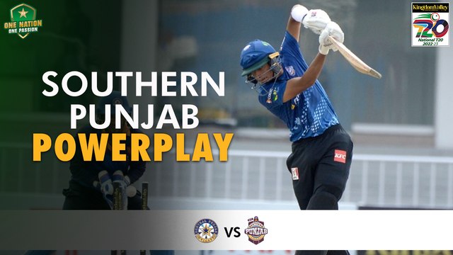 2nd Innings Powerplay | Central Punjab vs Southern Punjab | Match 8 | National T20 2022 | PCB | MS2T