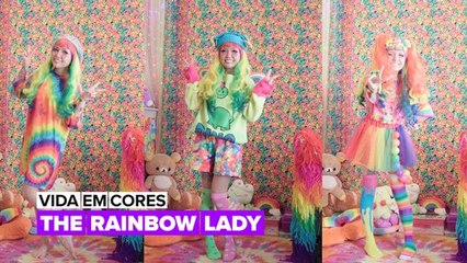 Vida em Cores: The rainbow lady