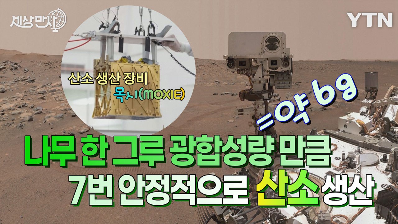 [세상만사] 화성에서 필요한 산소는 화성에서 만들어 쓰는 시대 열린다 / YTN