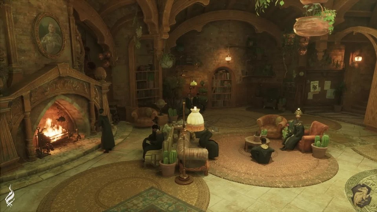 Hogwarts Legacy - Roomtour-Video präsentiert das gemütliche Haus Hufflepuff