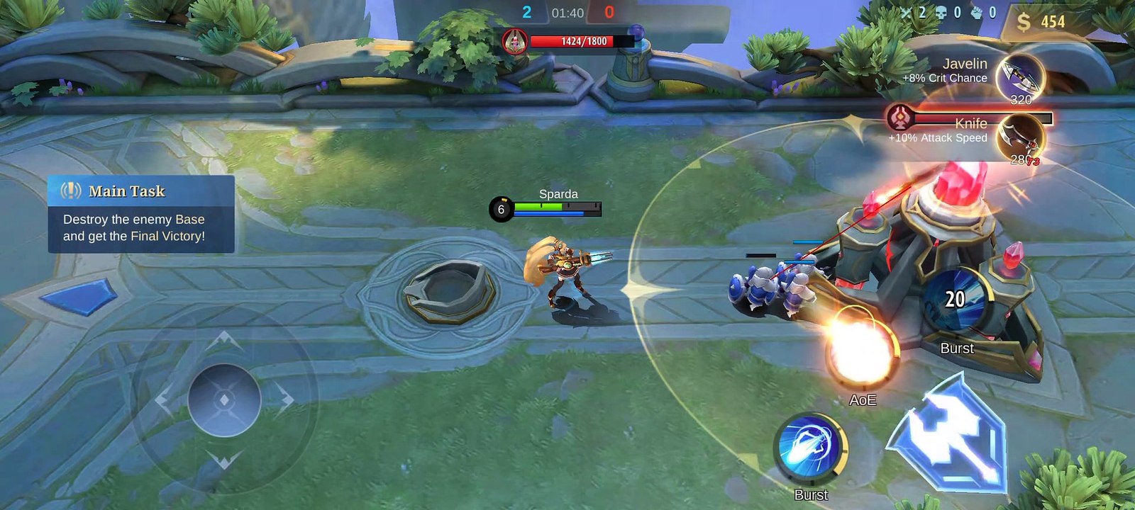 Mobile Legends: First Gameplay || Mobile Gameplay || Sparda Gaming