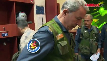 Bakan Akar'dan F-16 ile Ege'de gövde gösterisi