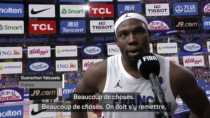 BASKETBALL : Eurbasket : Gr. B - Yabusele : "Nous n'étions pas prêts pour ça"