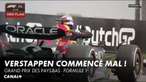 Max Verstappen à l'arrêt sur le circuit ! - Grand Prix des Pays-Bas - F1