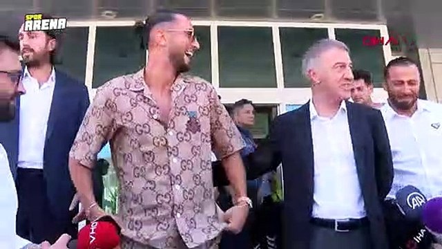 Yusuf Yazıcı, Trabzonspor için İstanbul'a geldi