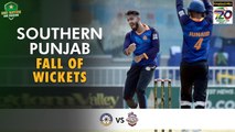 Southern Punjab Fall Of Wickets | Central Punjab vs Southern Punjab | Match 8 | National T20 2022 | PCB | MS2T