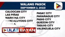 Ilang lungsod sa Metro Manila, nagsuspinde ng klase kasunod ng yellow rainfall warning ng PAGASA