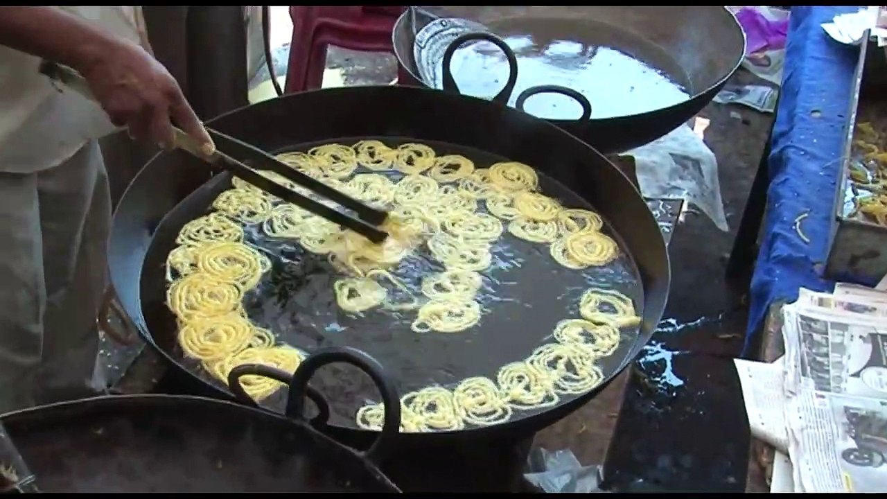 street food india - Dal puri & Dal Pakvan -  indian street food cuisine