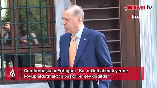 Erdoğan'dan Ahmet Şık tepkisi: Bu zat teröristin teki