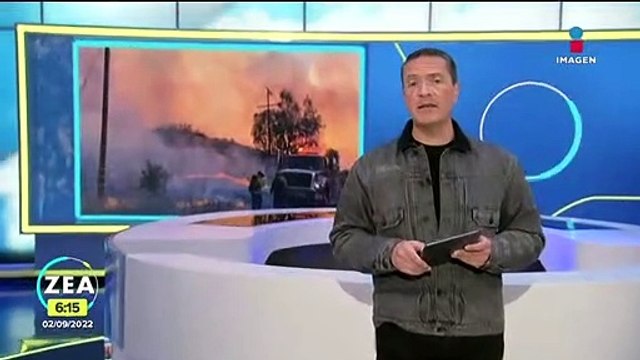 Incendio en San Diego provoca el cierra de la garita de Tecate