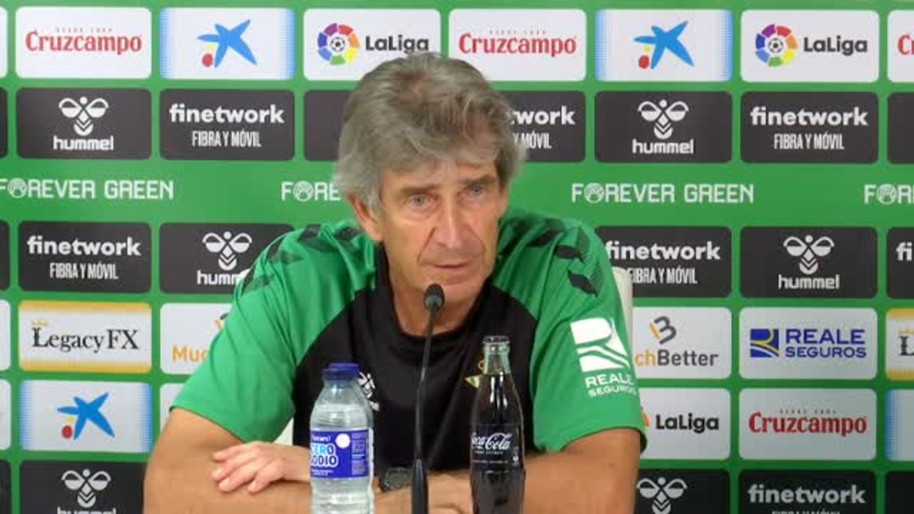 Pellegrini: "Vamos a salir al Bernabéu a tratar de ser el mismo Betis de siempre"