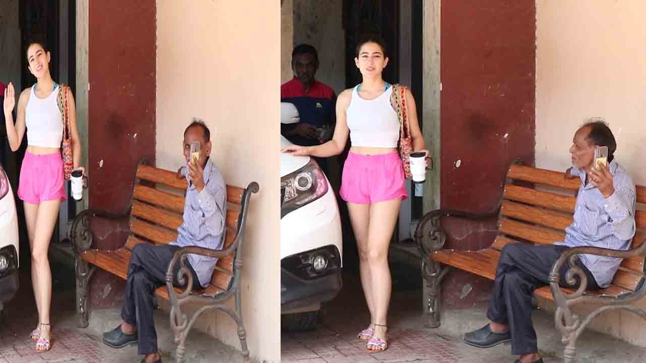 Sara Ali Khan Spotted at Pilates Santacruz, Viral going Video on Social Media | FilmiBeat