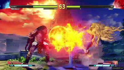 Street Fighter V - Necalli Vs. Gill (LEVEL 8)