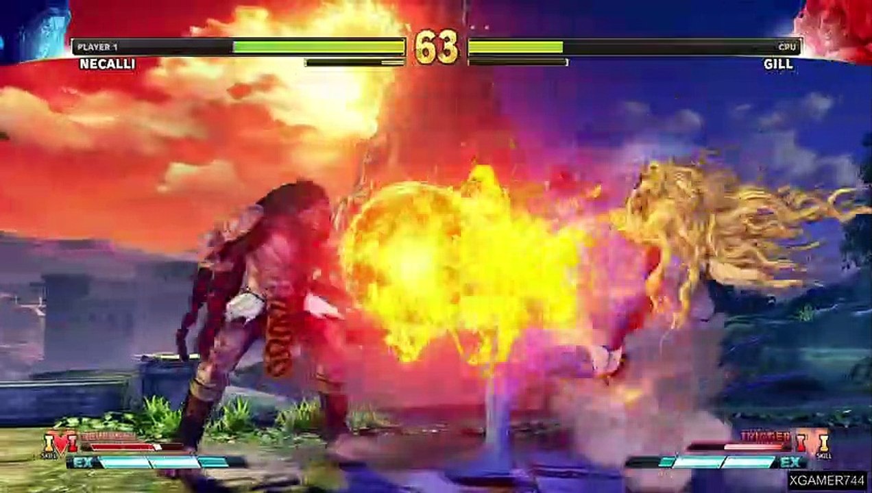 Street Fighter V - Necalli Vs. Gill (LEVEL 8)