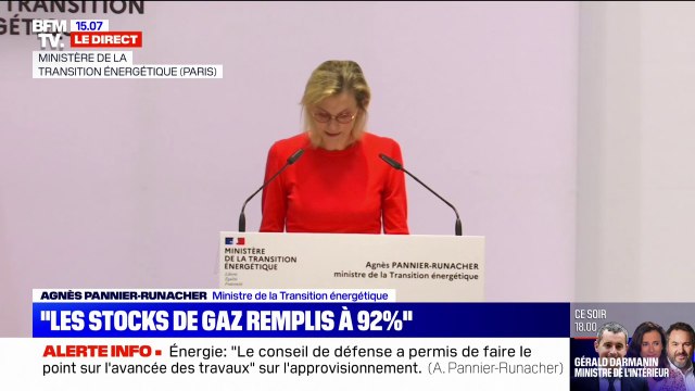 Agnès Pannier-Runacher sur l'électricité: EDF s'est engagé à redémarrer tous les réacteurs pour cet hiver