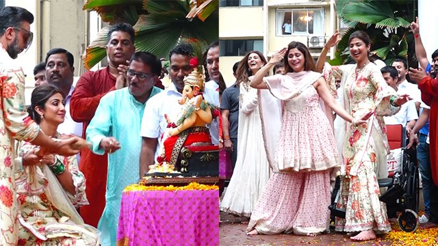 Shilpa Shetty ने Daughter Samisha, Shamita Shetty संग Ganpati Visarjan में लगाए ठुमके *Entertainment
