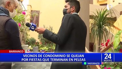 Barranco: denuncian que extranjeros beben licor y se pelean en la puerta de condominio