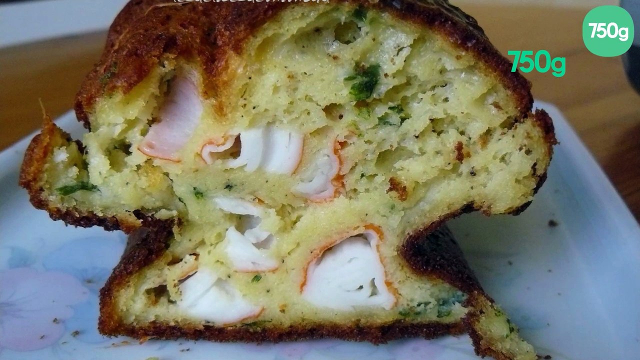 Cake au surimi et ciboulette