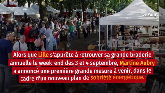 Sobriété énergétique : Martine Aubry prend une grande mesure à Lille