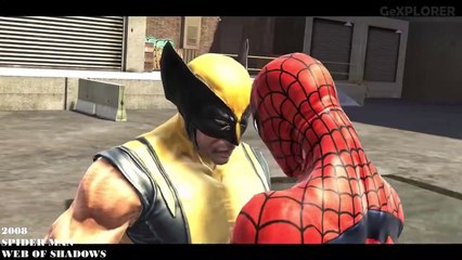 Evolution of Spider Man Games 2000 - 2023