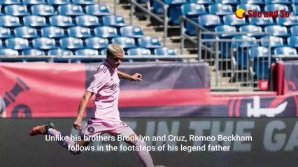 David Beckham celebrates son Romeo's milestone with throwback video